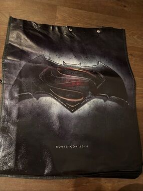 Black Batman v Superman Graphic Tote Bag - Comic-Con 2015